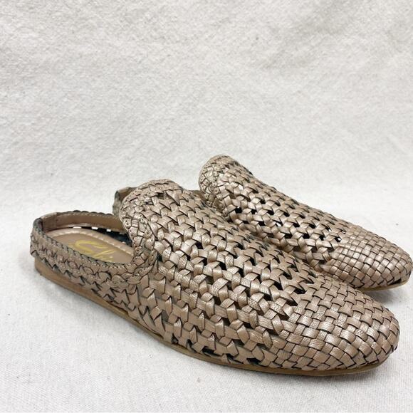 Sbicca Vintage Collection Iota metallic bronze woven leather mules NIB Size 9 - Picture 13 of 15